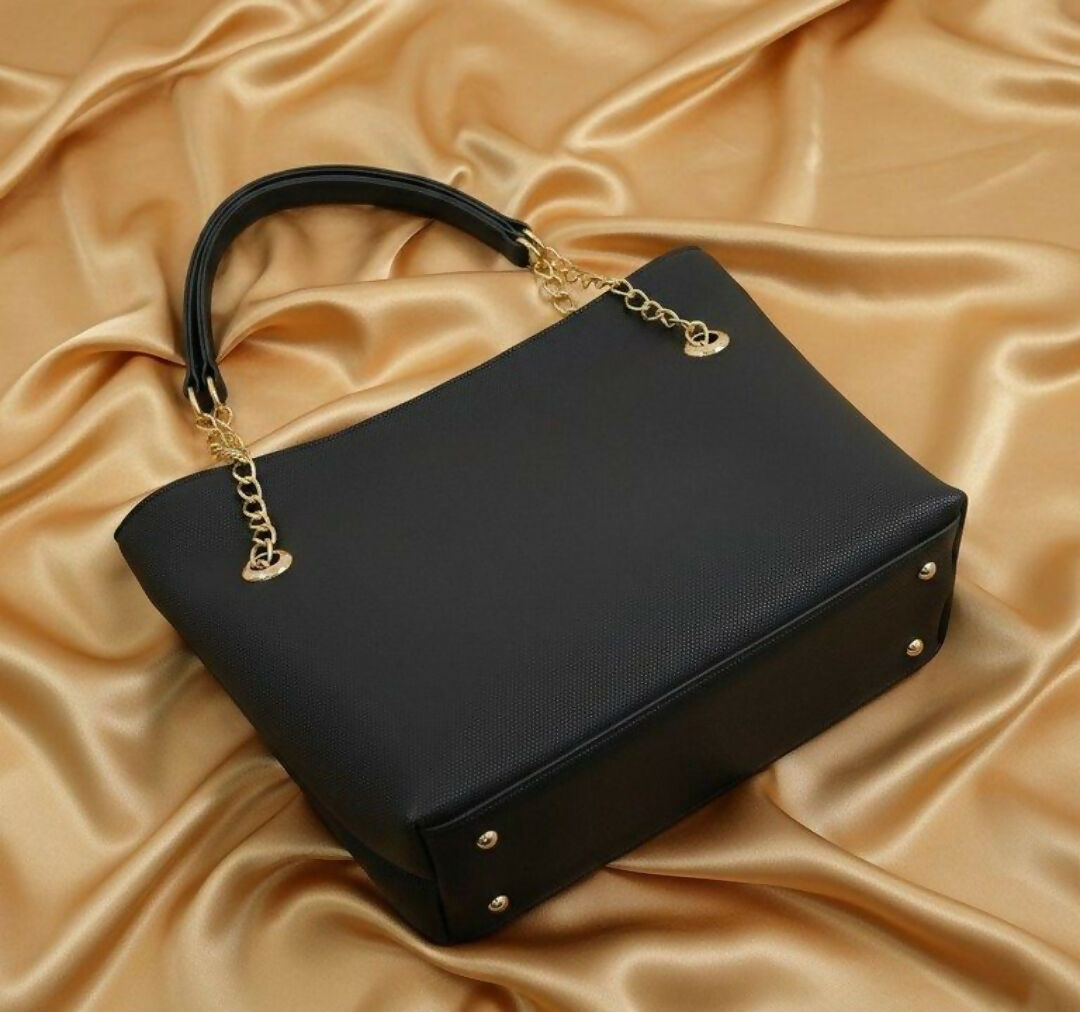 Chain Ladies Tote Bag-(00080-00082) Handbags for Women | Women Bags | Large | Brand New
