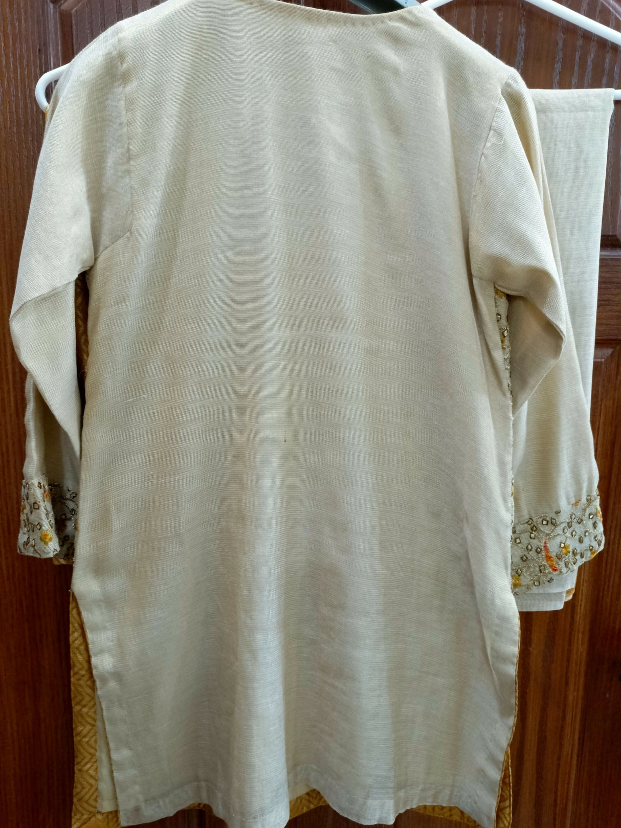 Fancy Cotton Net Dress | Women Locally Made Kurta | Medium to Large | Worn Once