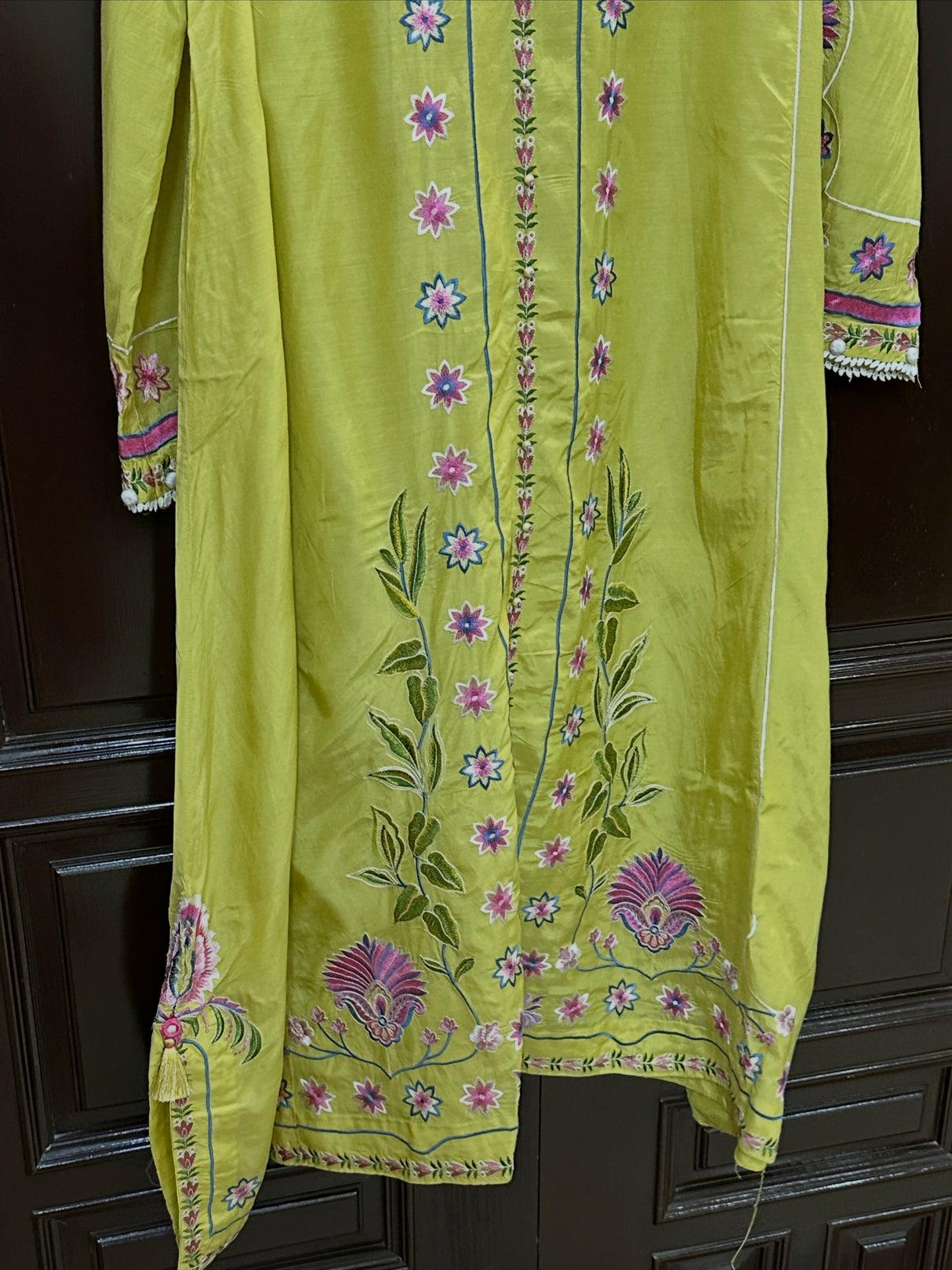 Ethnc | Butter Yellow | Women Branded Kurta | Small | Worn Once