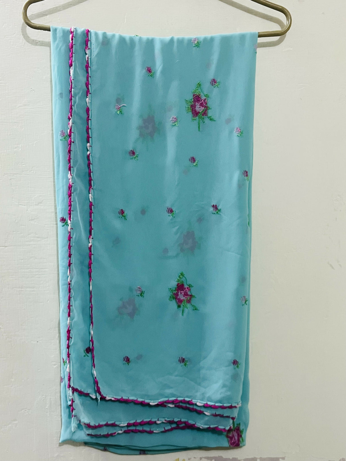 Saleem Fabrics | Women Branded Formals| Blue | Medium | Preloved