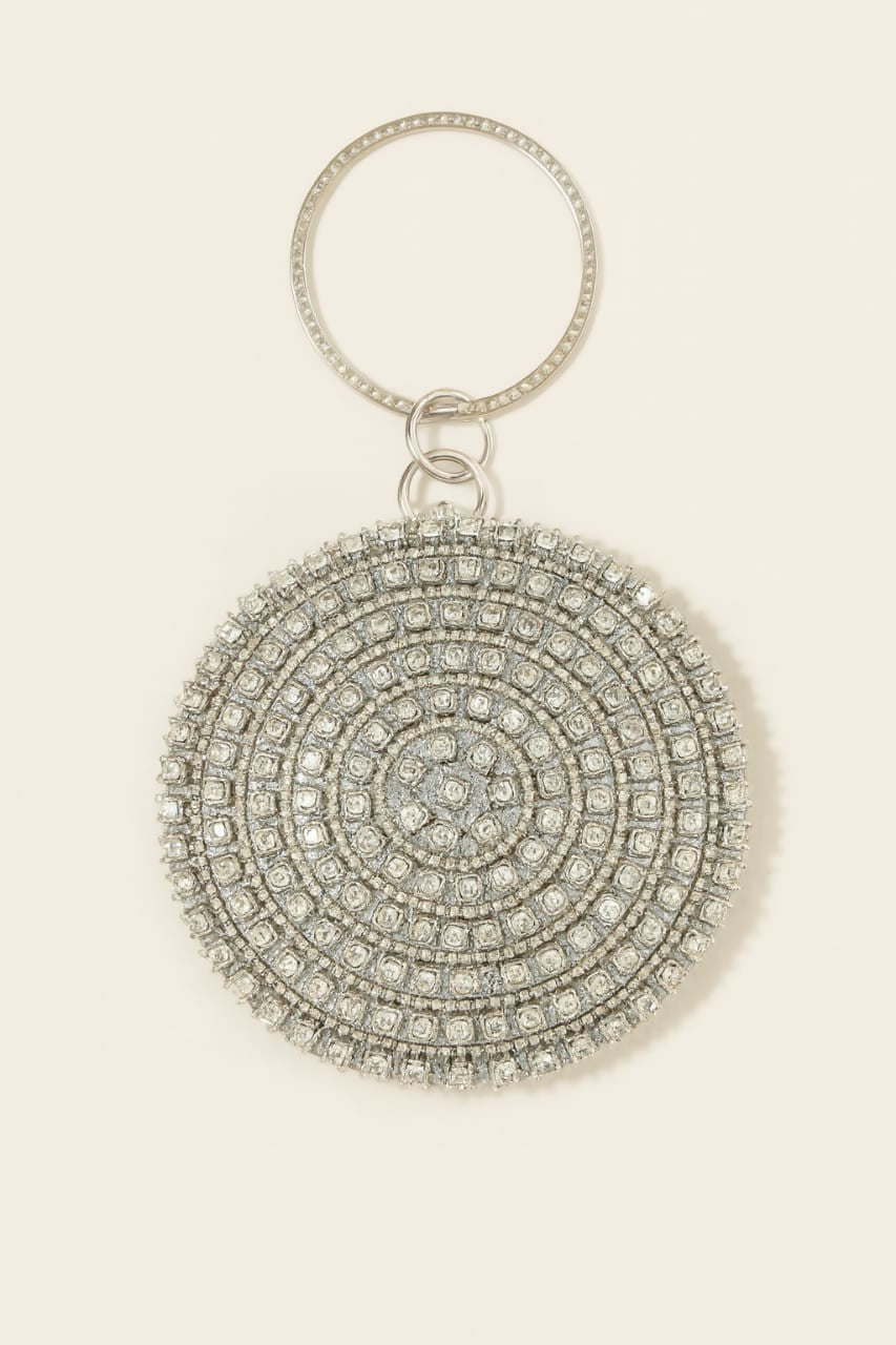 Beautiful Silver Clutch | Women Bags | Small | New