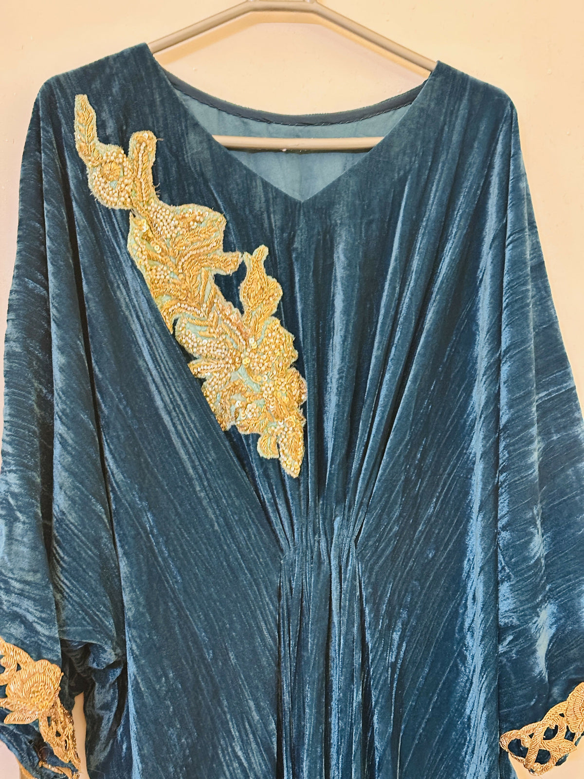 Sea Green Kaftan | Women Locally Made Formals | Large | Worn Once