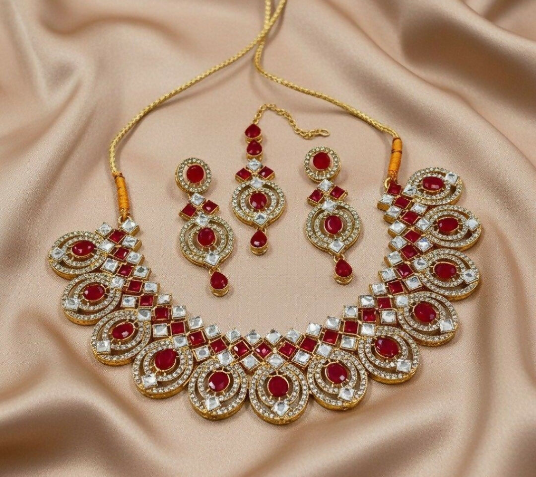 Oval/Square Necklace Set-00028 | Women Jewelry | Wedding Jewelry & Sets | Brand New