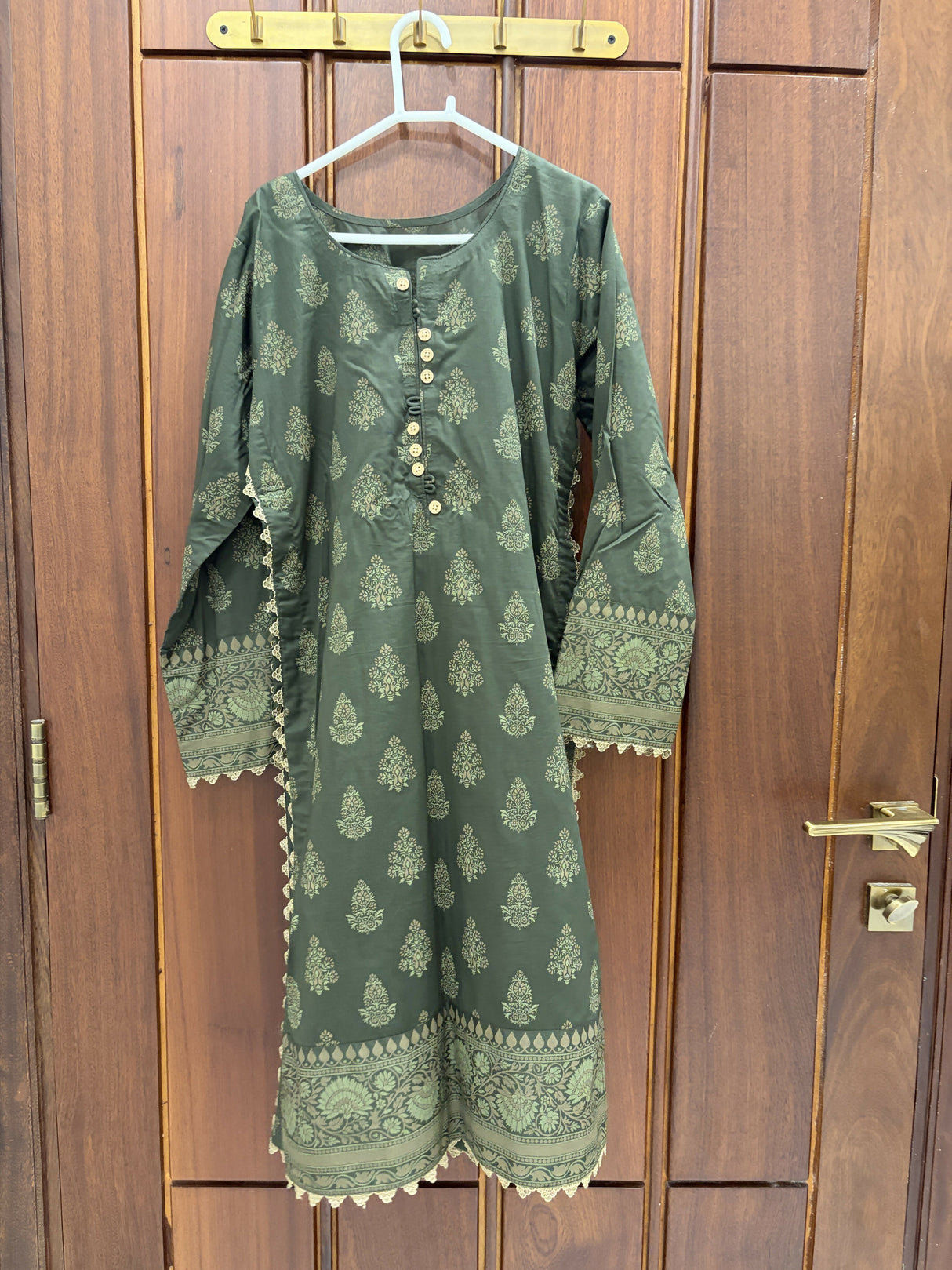 Beechtree | Women Branded Kurta | Small | Green | Preloved