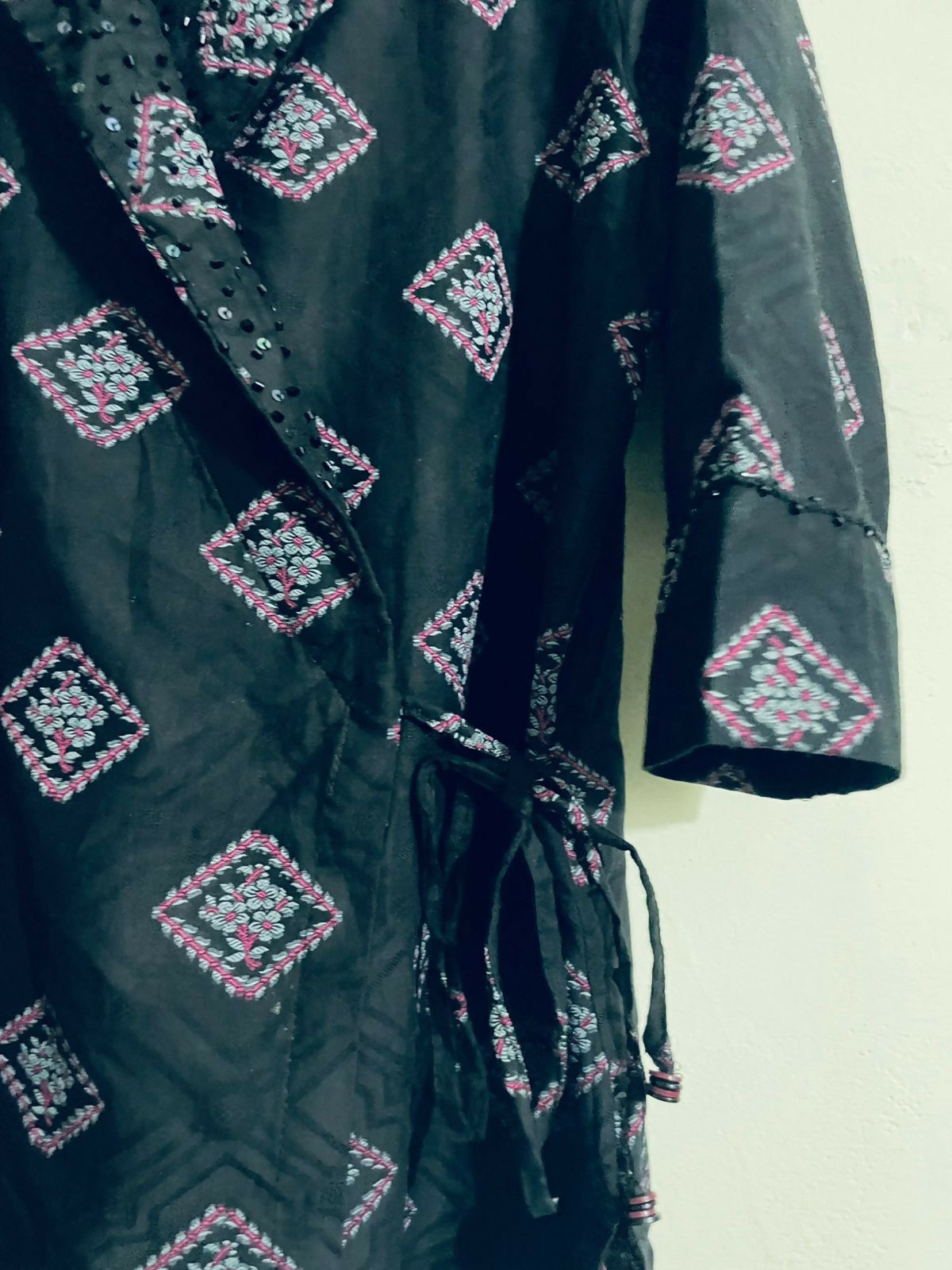 Saya | Black Coord Set | Women Branded Kurta | Small | Brand New