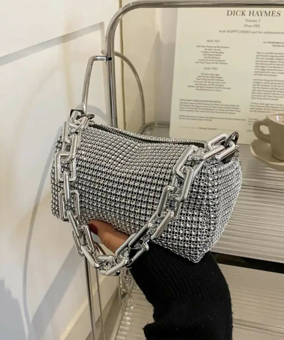 Rhinestone Clutch Bag | Women Stone Bags | Handbag | Brand New