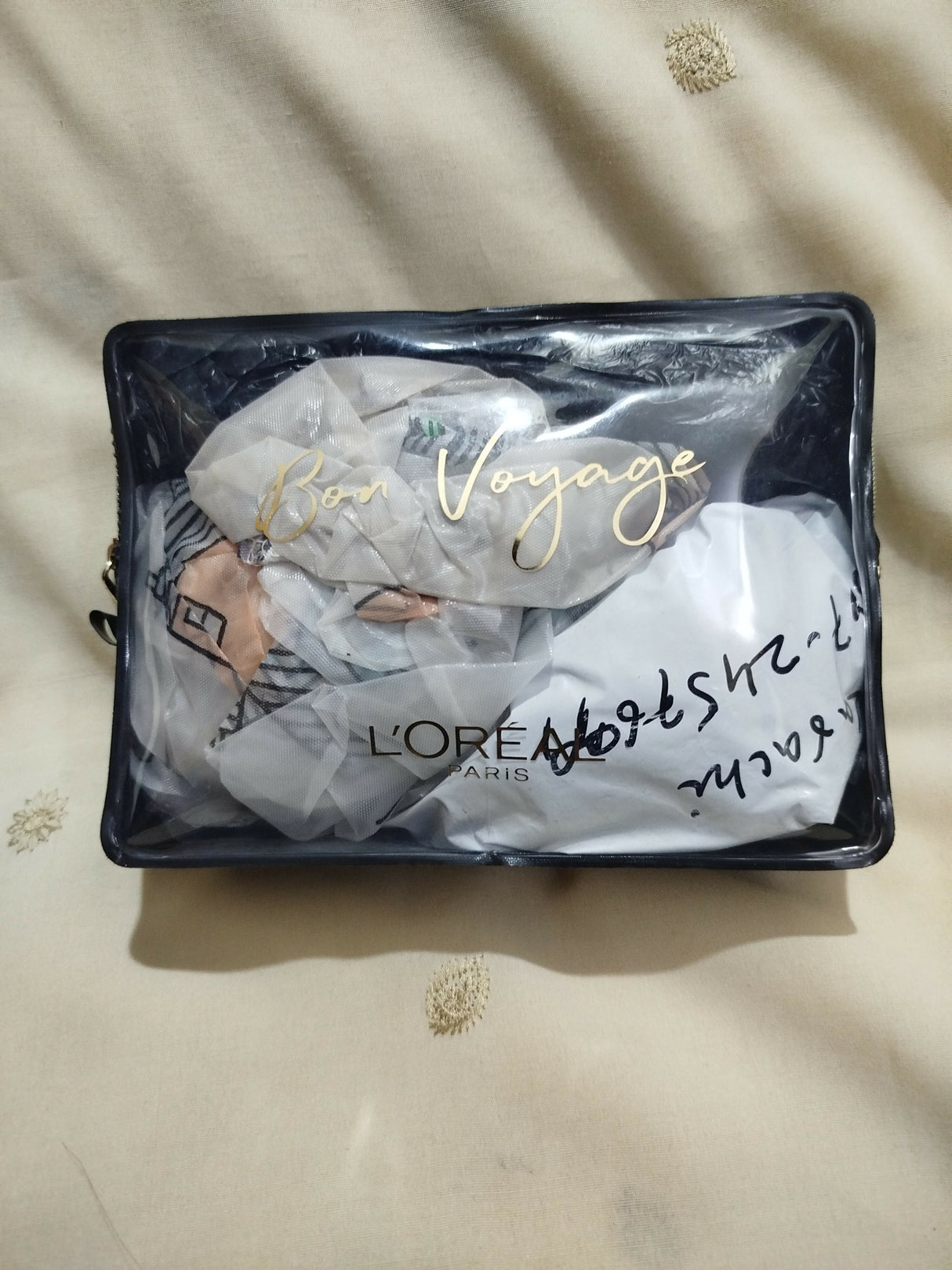 L'Oréal Paris Transparent Makeup Pouch | Women Bags | Medium | New