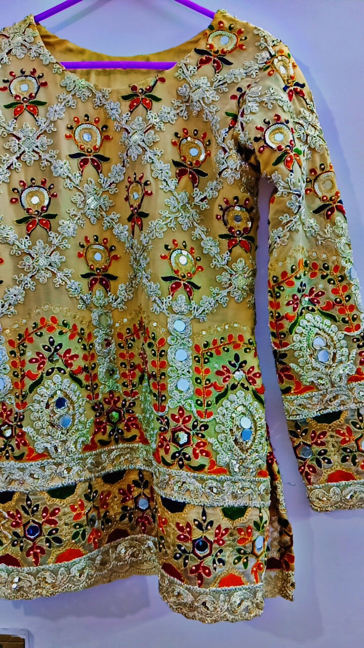 Full Embroidered Shirt | Women Locally Made Foramls | Small | Worn Once