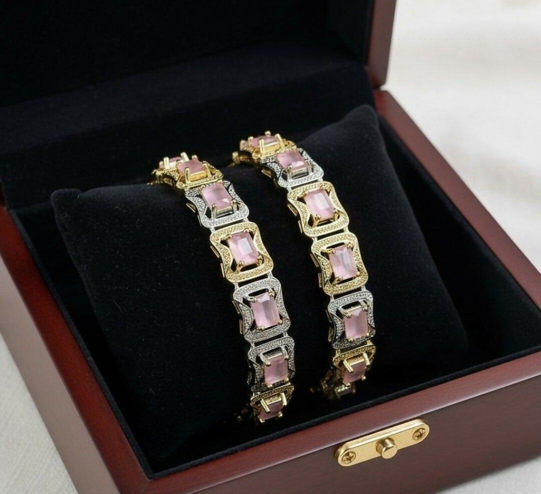 Rectangle Stone Bangle Set-00004 | Women Jewelry | Bangles/Bracelets | Brand New