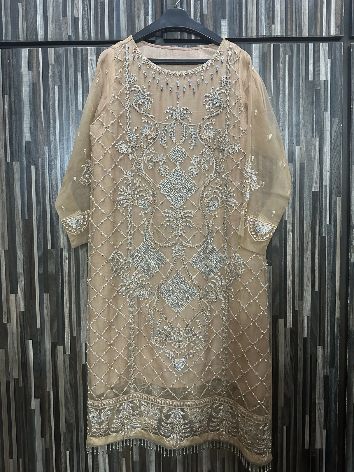 Beige | Women Locally Made Formals | Small | New
