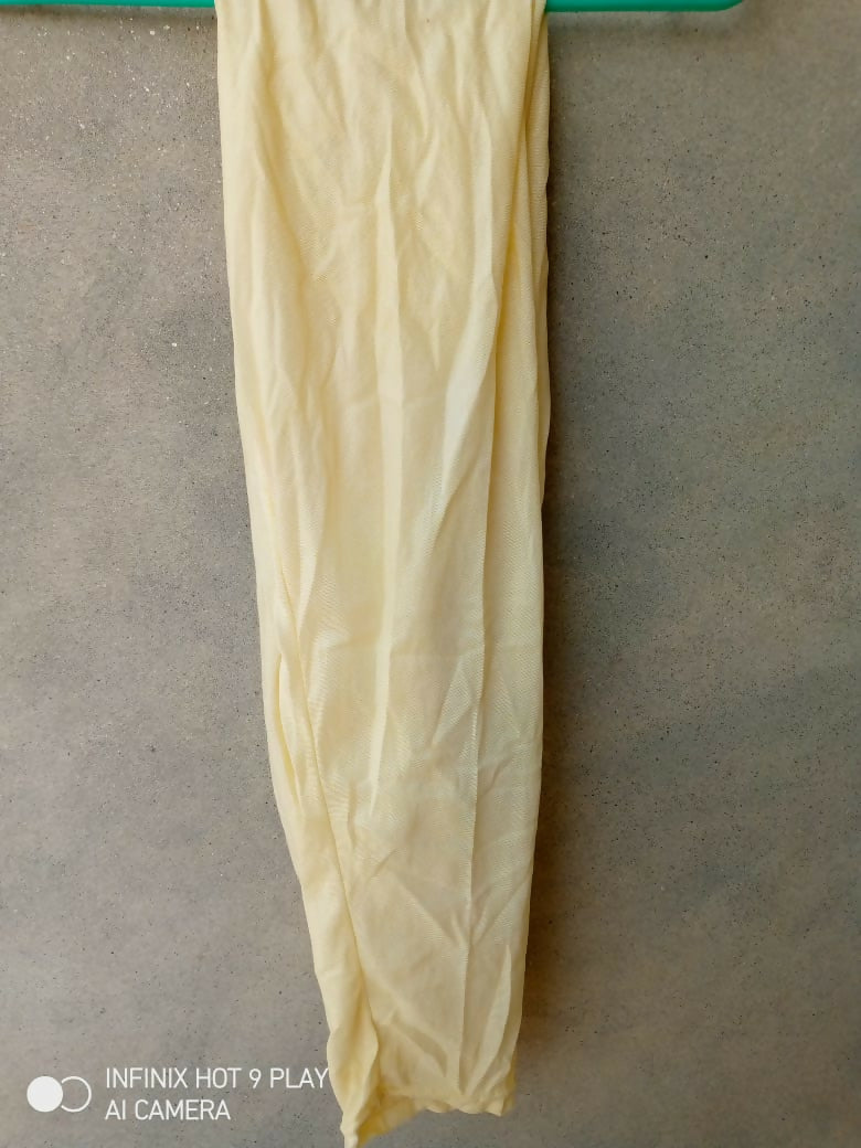 3 PC Gown Style Suit | Kids | Girls Shalwar Kameez | Large | Worn Once