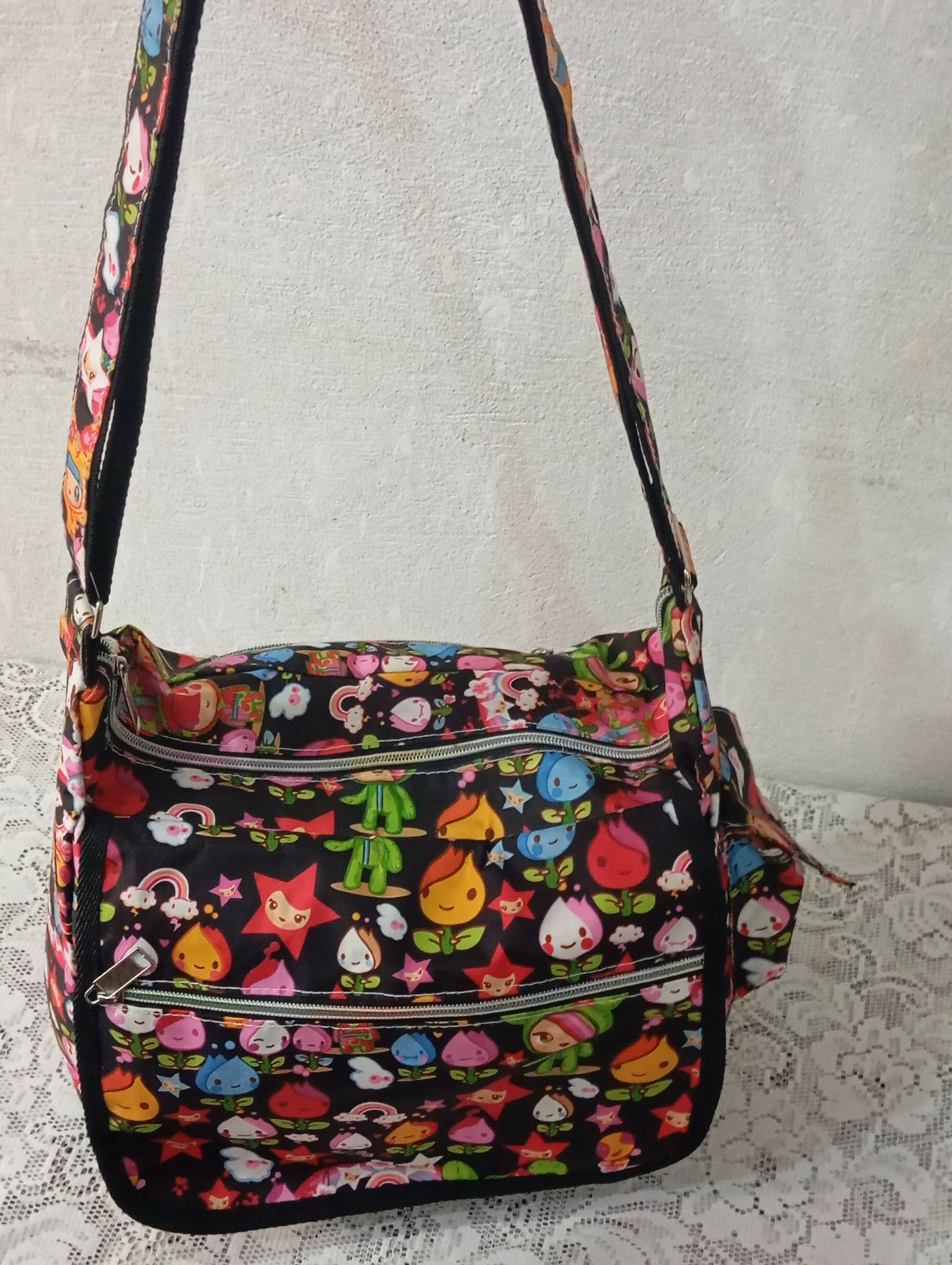 Multicolour Cross Body Bag | Women Bags | Size: 17x13 | New