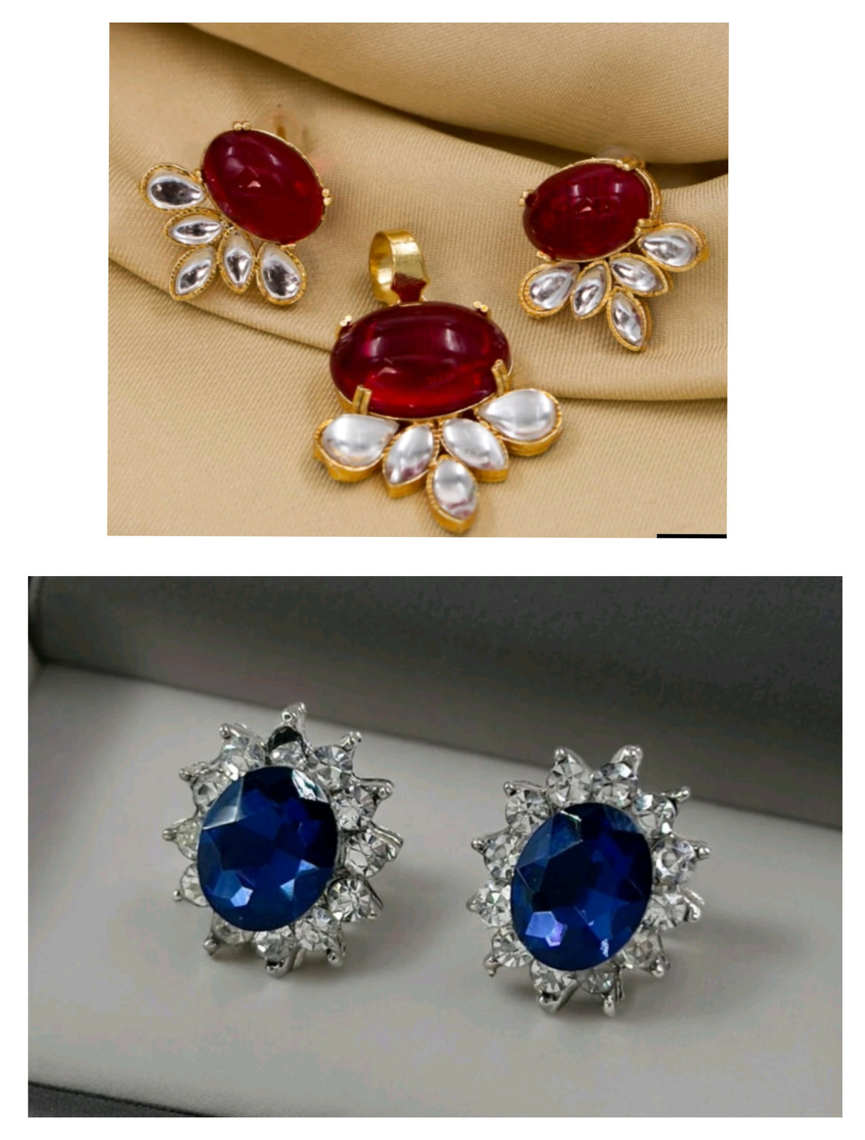 Pack of pendant set & an earring (205-213) | Women Jewelry | Earrings | Brand New