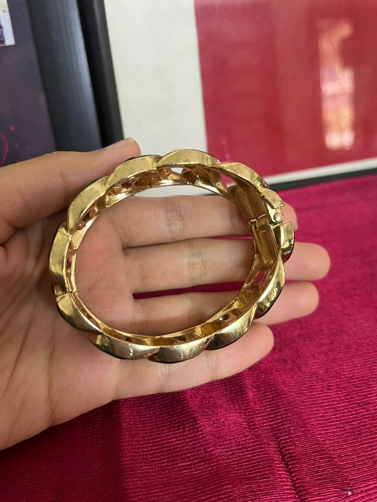 Imported from UK | Black Gold Metal Bracelet | Women Jewelry | New