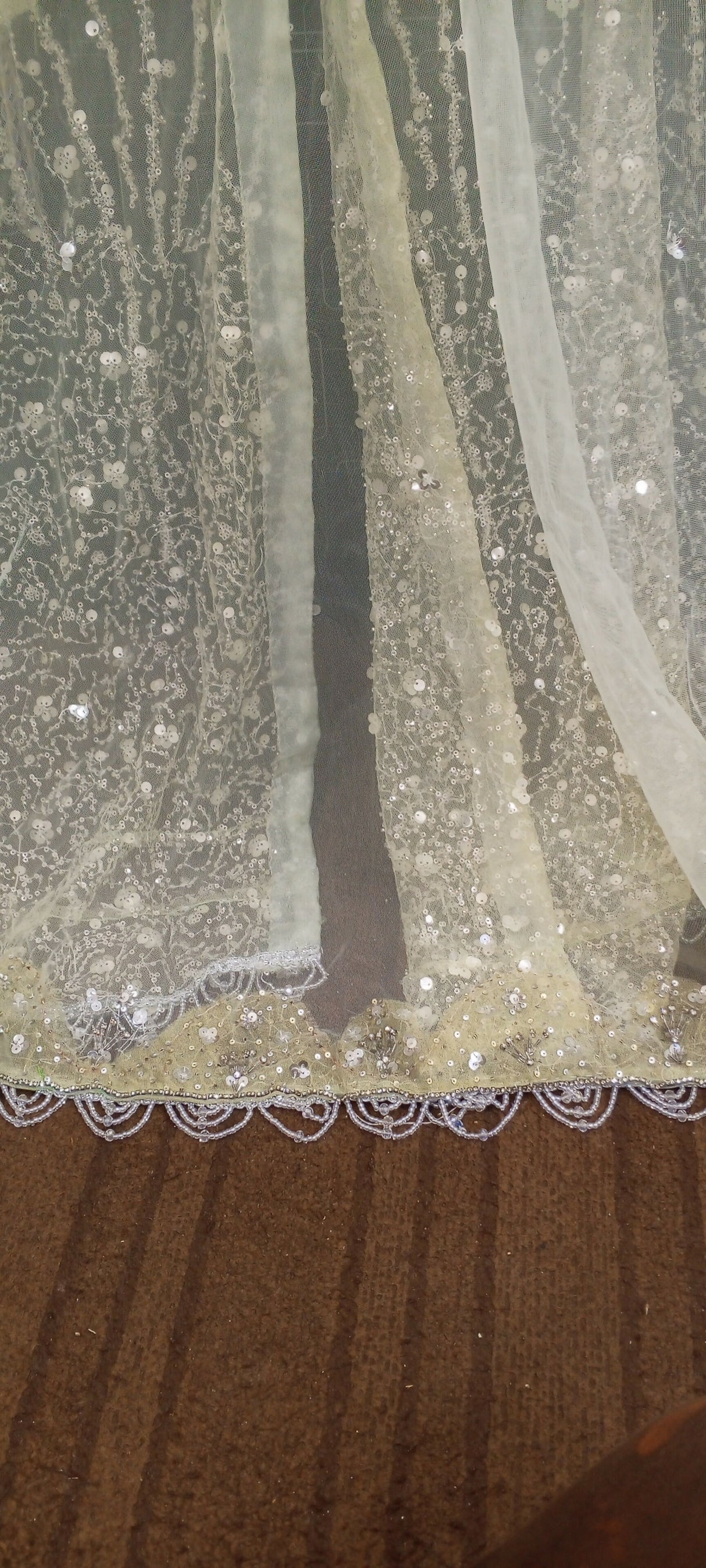 Hand Embroidery Long Frock | Women Locally Made Formals | Medium | New