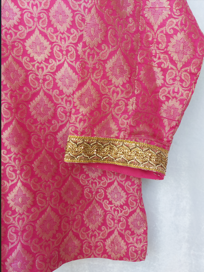 Pink & Ivory Embroidered Lehnga | Women Bridals | Ghararas, Shararas & Lehngas | Medium | Worn Once
