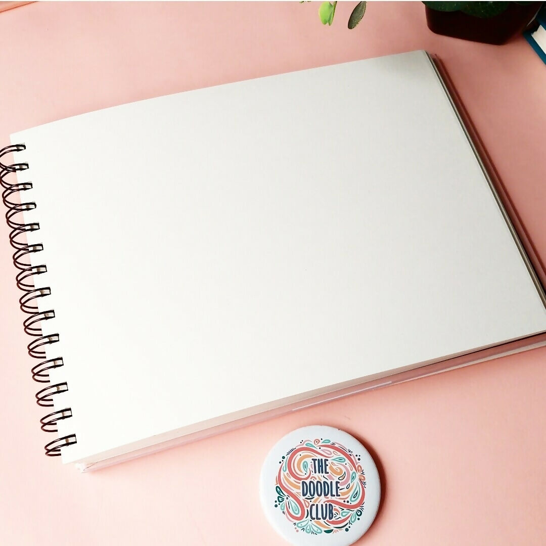 Leaves Doodle Periwinkle Sketchbook | For Your Home | Books | New