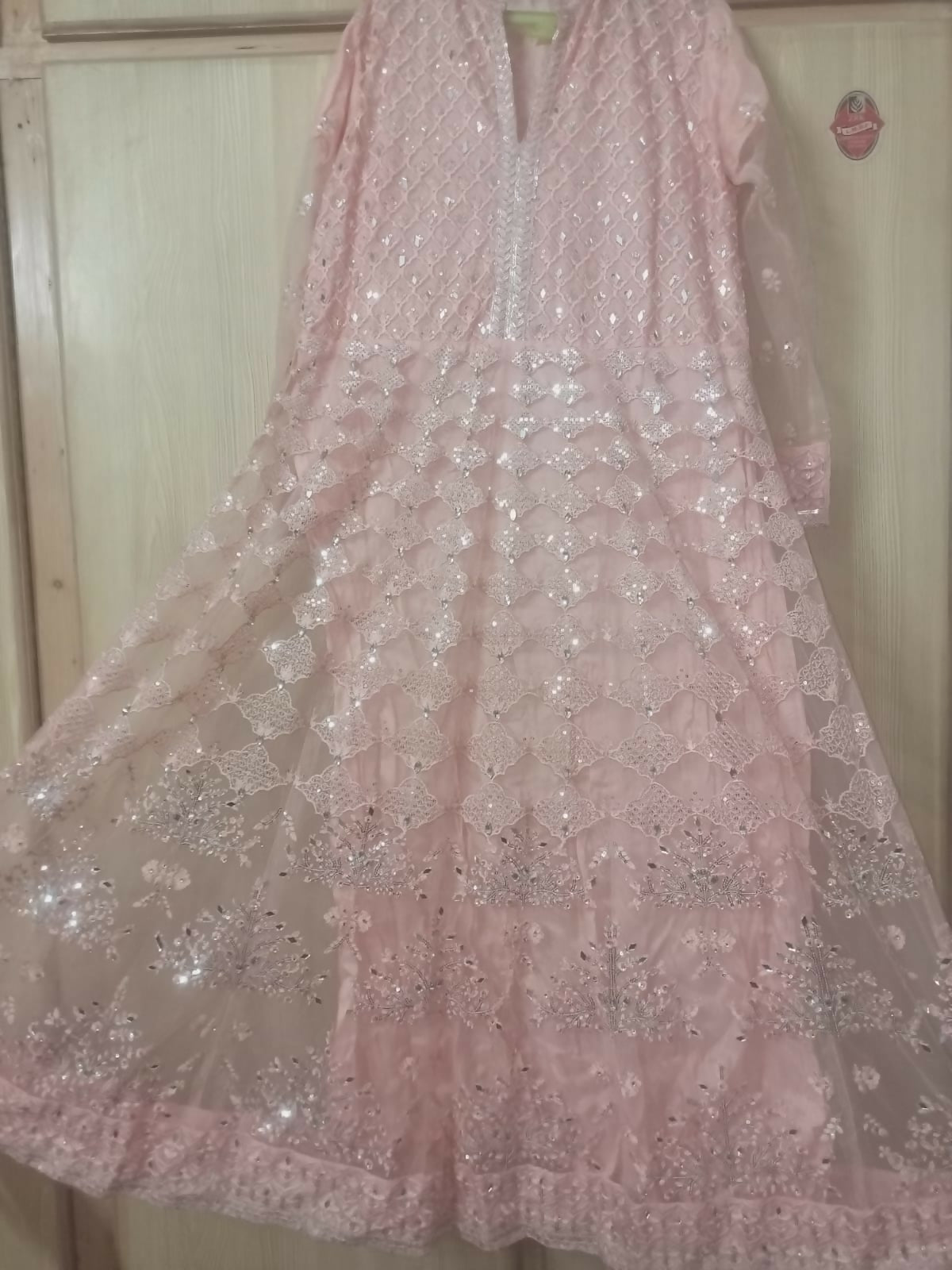 Baby Pink Maxi | Women Locally Made Formals | Medium | Worn Once