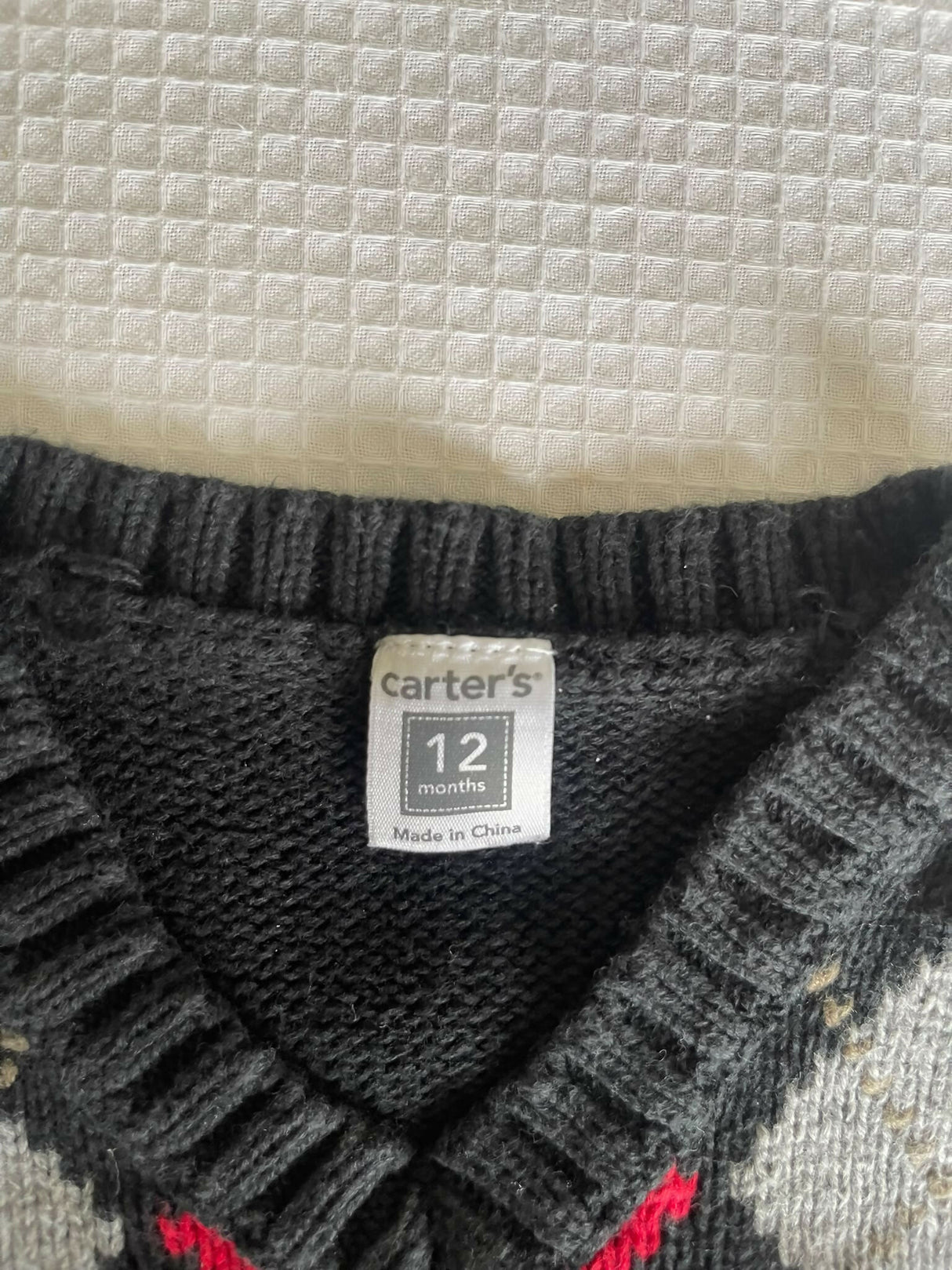 Carter's | Baby Winter | Kids Winter | 12 Mnths | Black & Red | Preloved