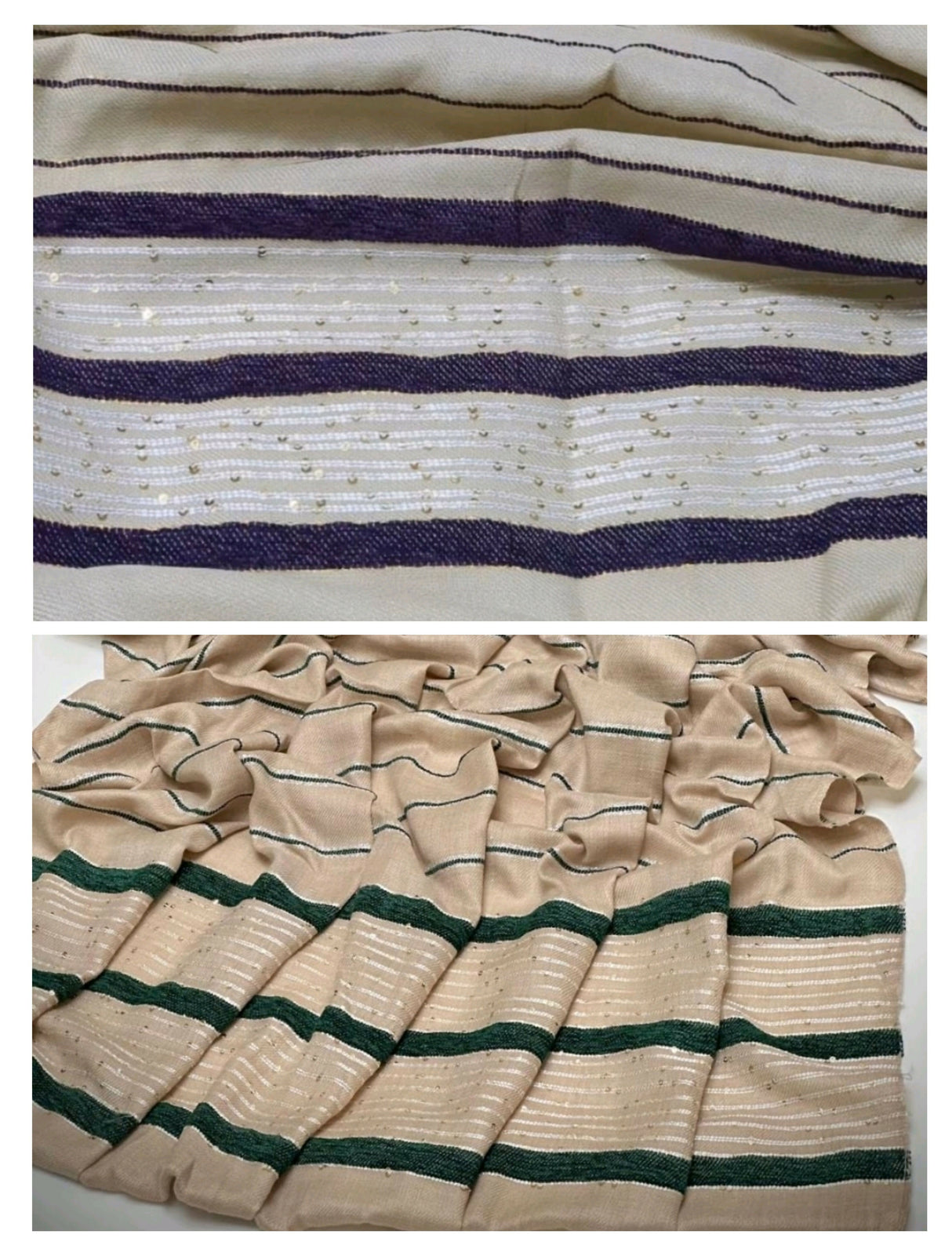 Pack of 2 Shawls | Jacquard Pashmina Wool Shawl | Women Accessories | Brand New