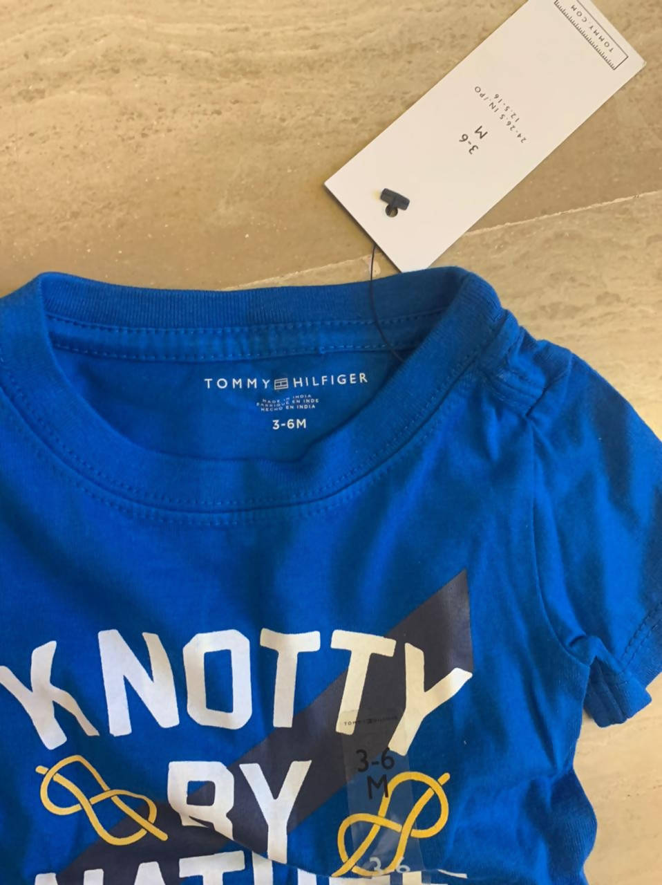 Tommy Hilfiger | Knotty By Nature Blue Shirt | Baby Tops & Shirts | Brand New