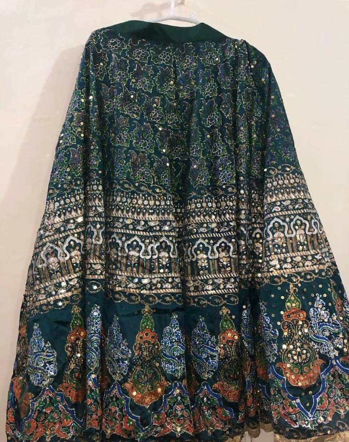 Lehnga Choli | Bottle Green | Women Formals | Preloved