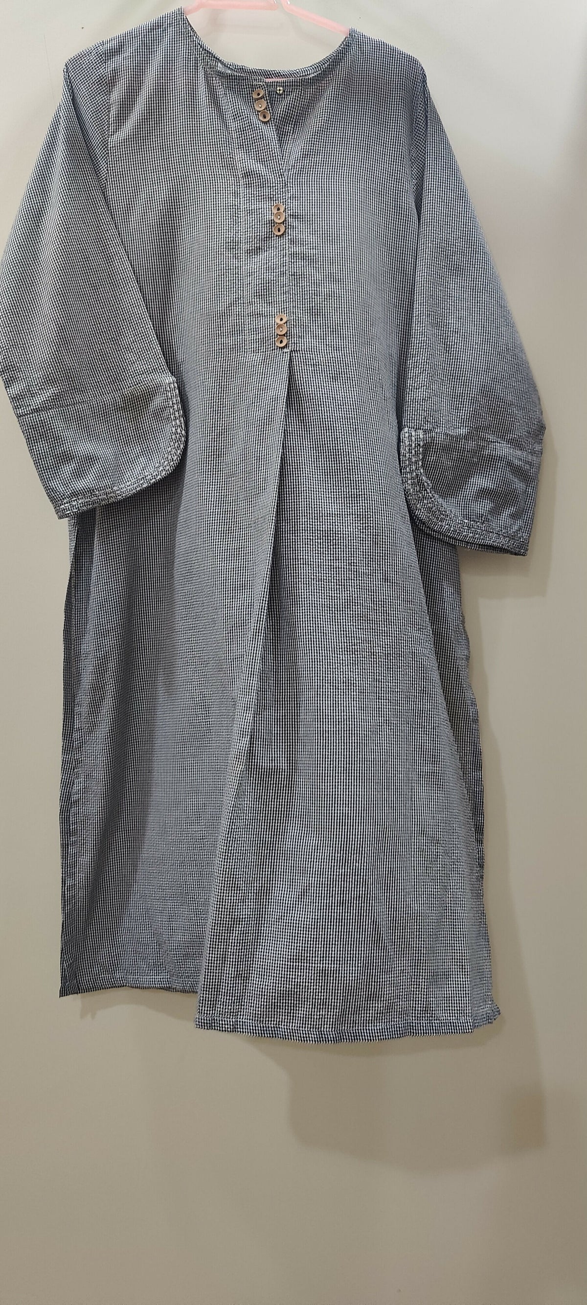 Beechtree | Women Branded Kurta | Black & White | Large | Worn Once