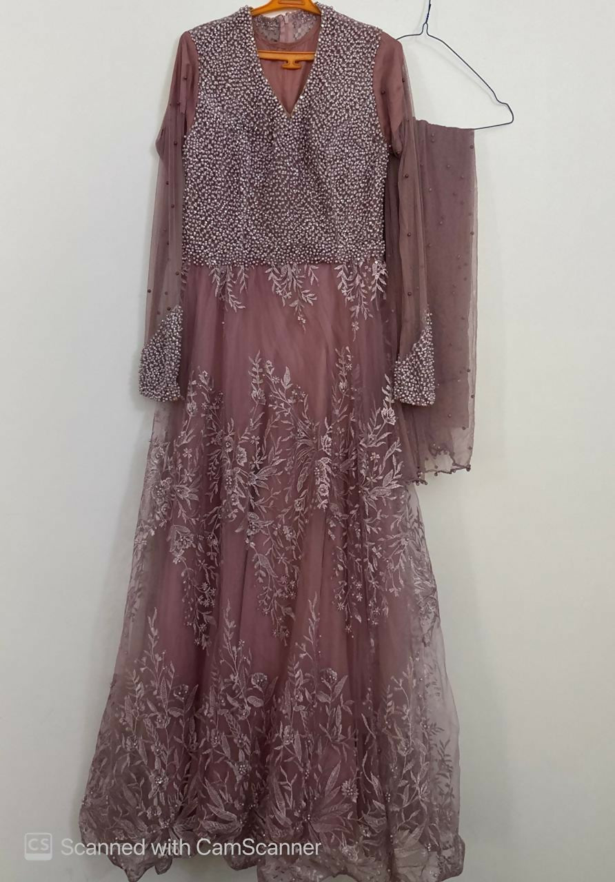Lilaac Net Maxi | Women Frocks & Maxis | Small | Worn Once