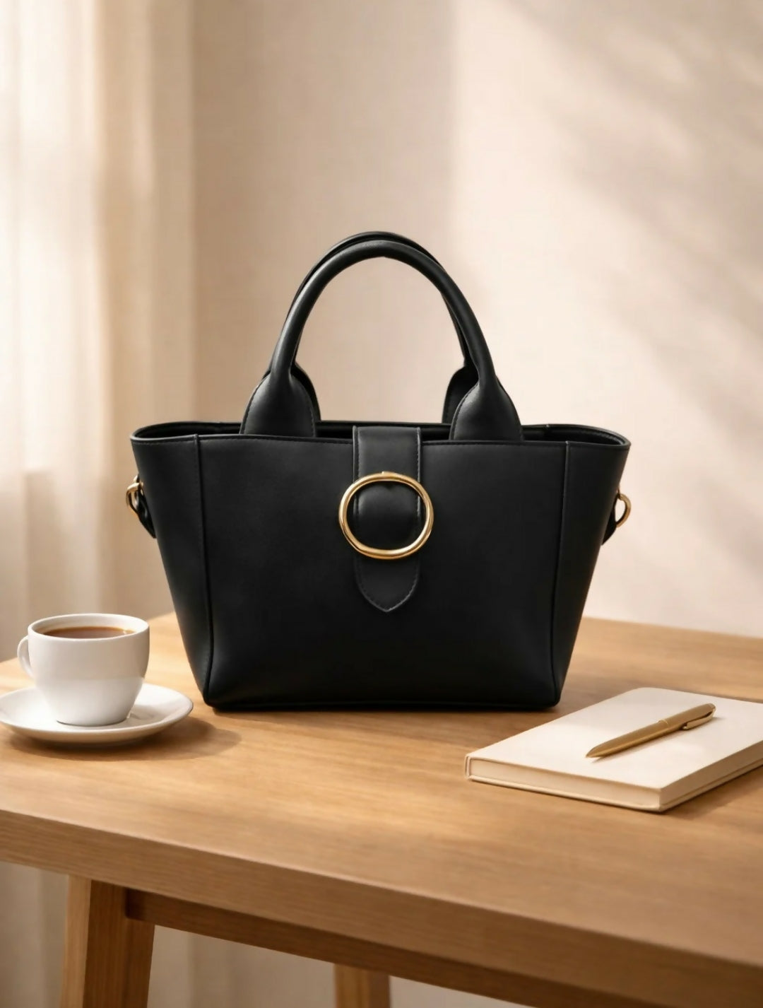Round Lock Handbag | Women Bags | Large | Brand New