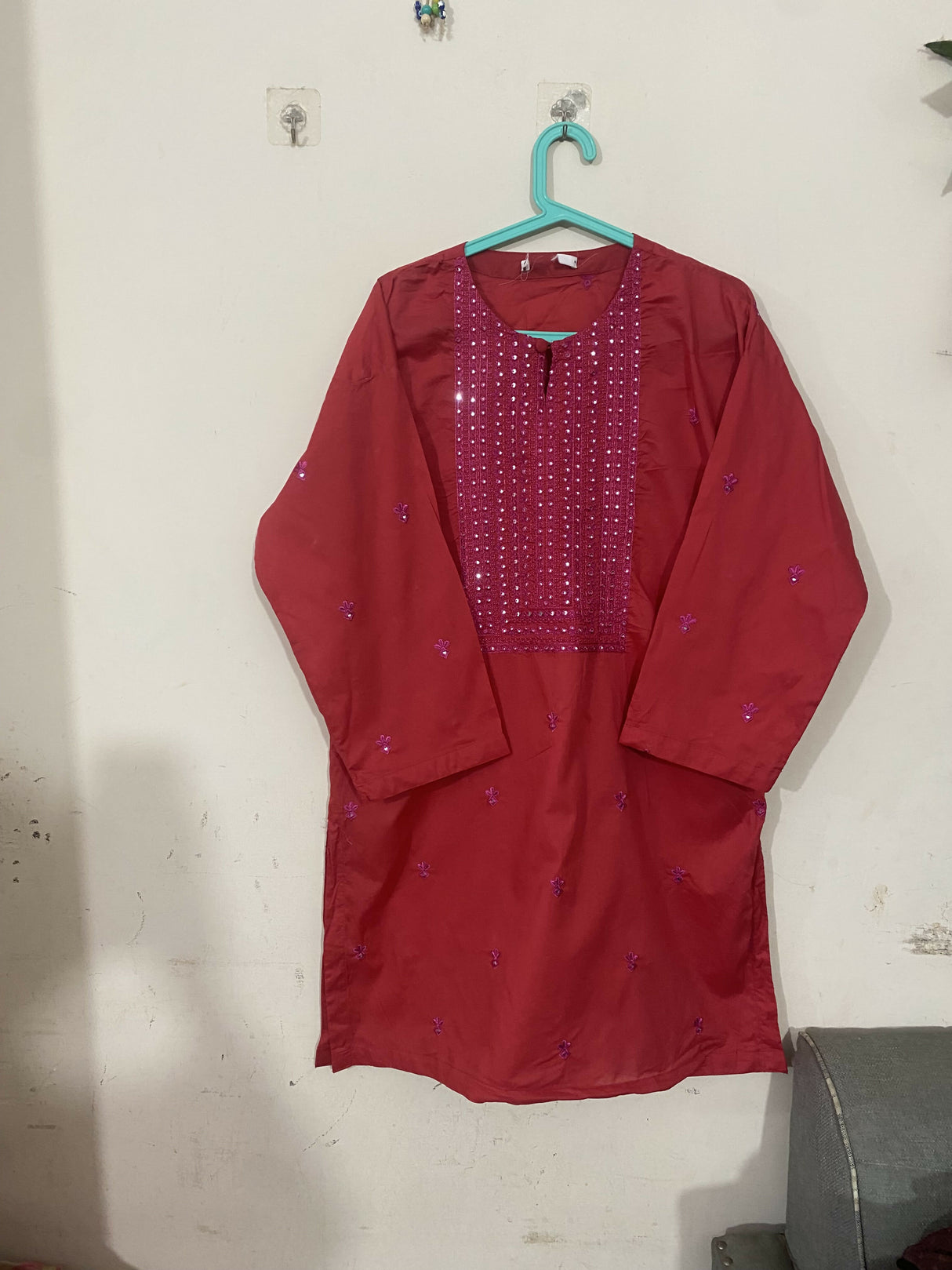 Khaadi 2 Pcs | Women Branded Kurta | Large | Worn Once