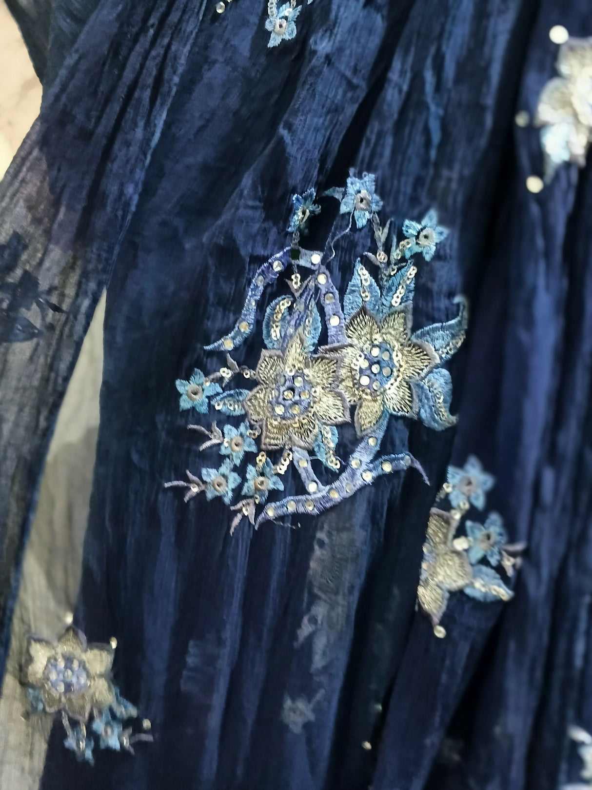 Blue Fancy Suit | Women Locally Made Formals | Medium | Worn Once