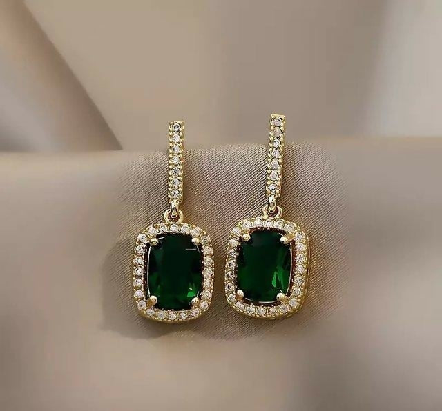 Square Drop Earrings-00691 | Women Jewelry | Earrings | Brand New