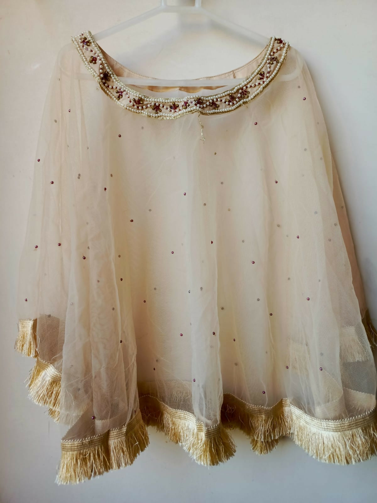 Net Heavy Embroided Formal Suit | Women Locally Made Formals | Medium | Preloved