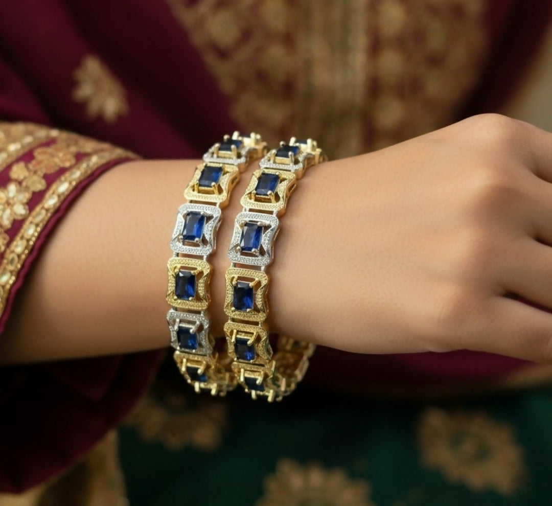 Rectangle Stone Bangle Set-00004 | Women Jewelry | Bangles/Bracelets | Brand New