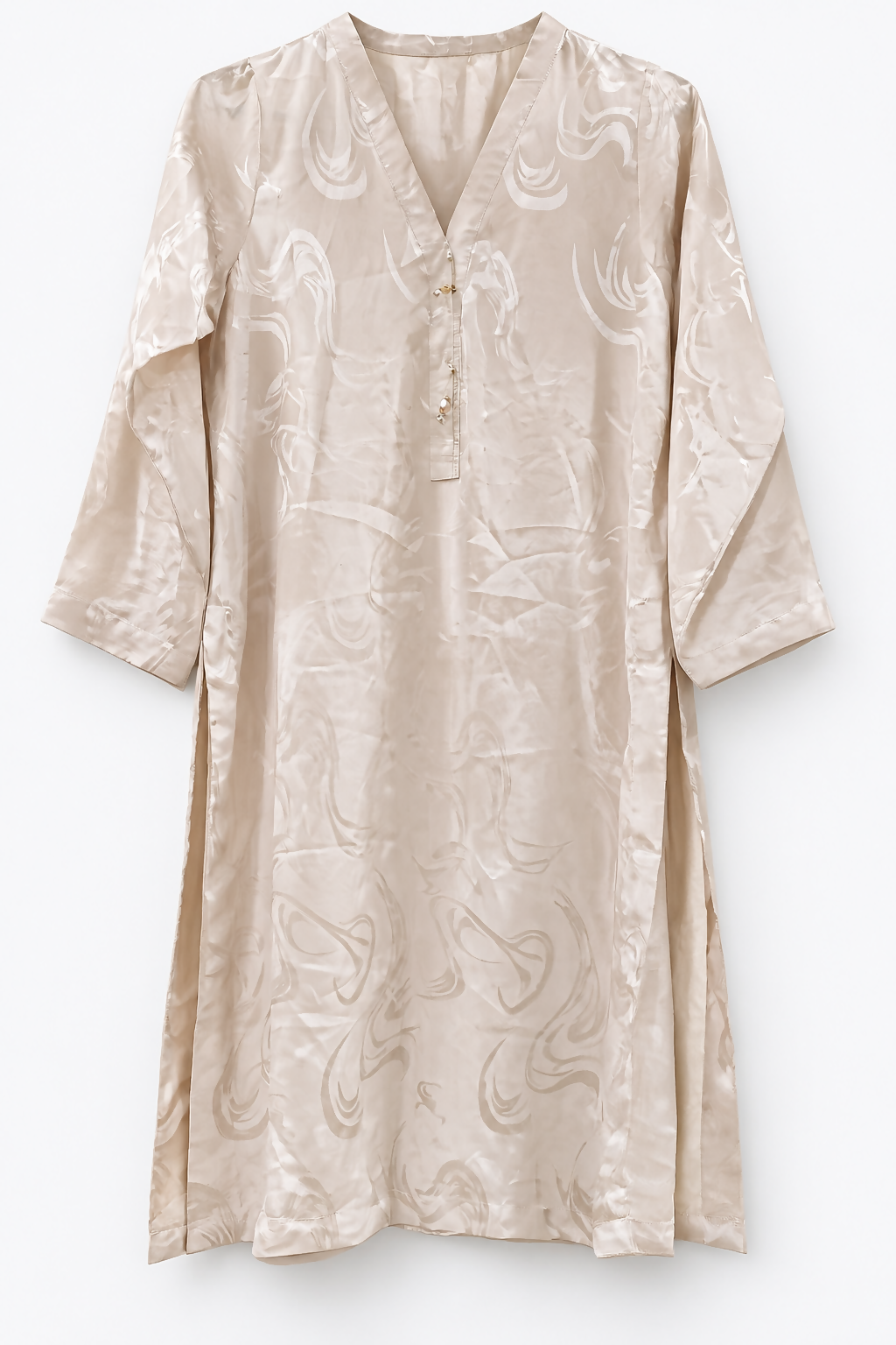 Off White Kurta | Women Locally Made Kurta | Small | Worn Once