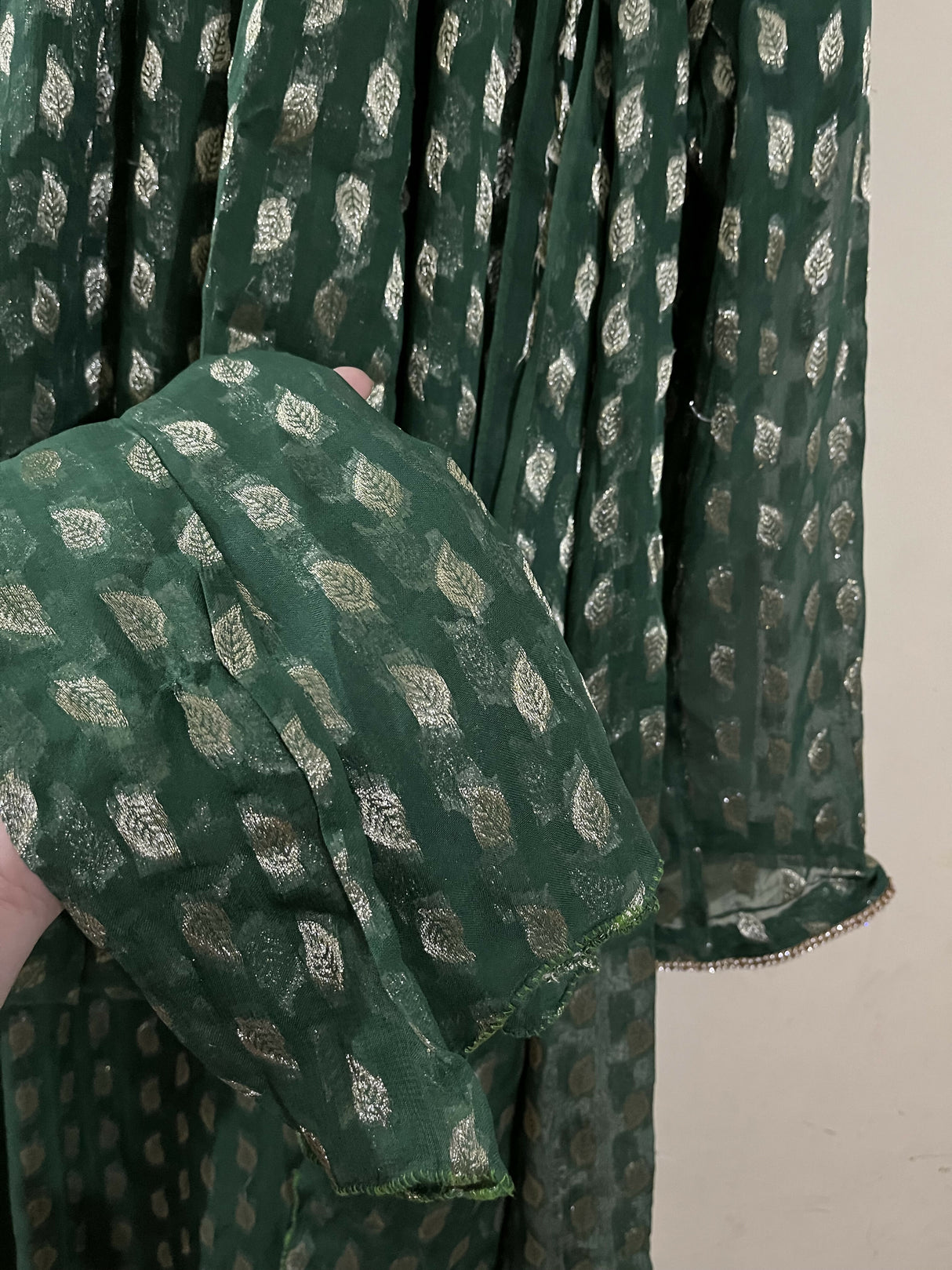 Chiffon 2pc Dress | Women Locally Made Kurta | Small |Preloved