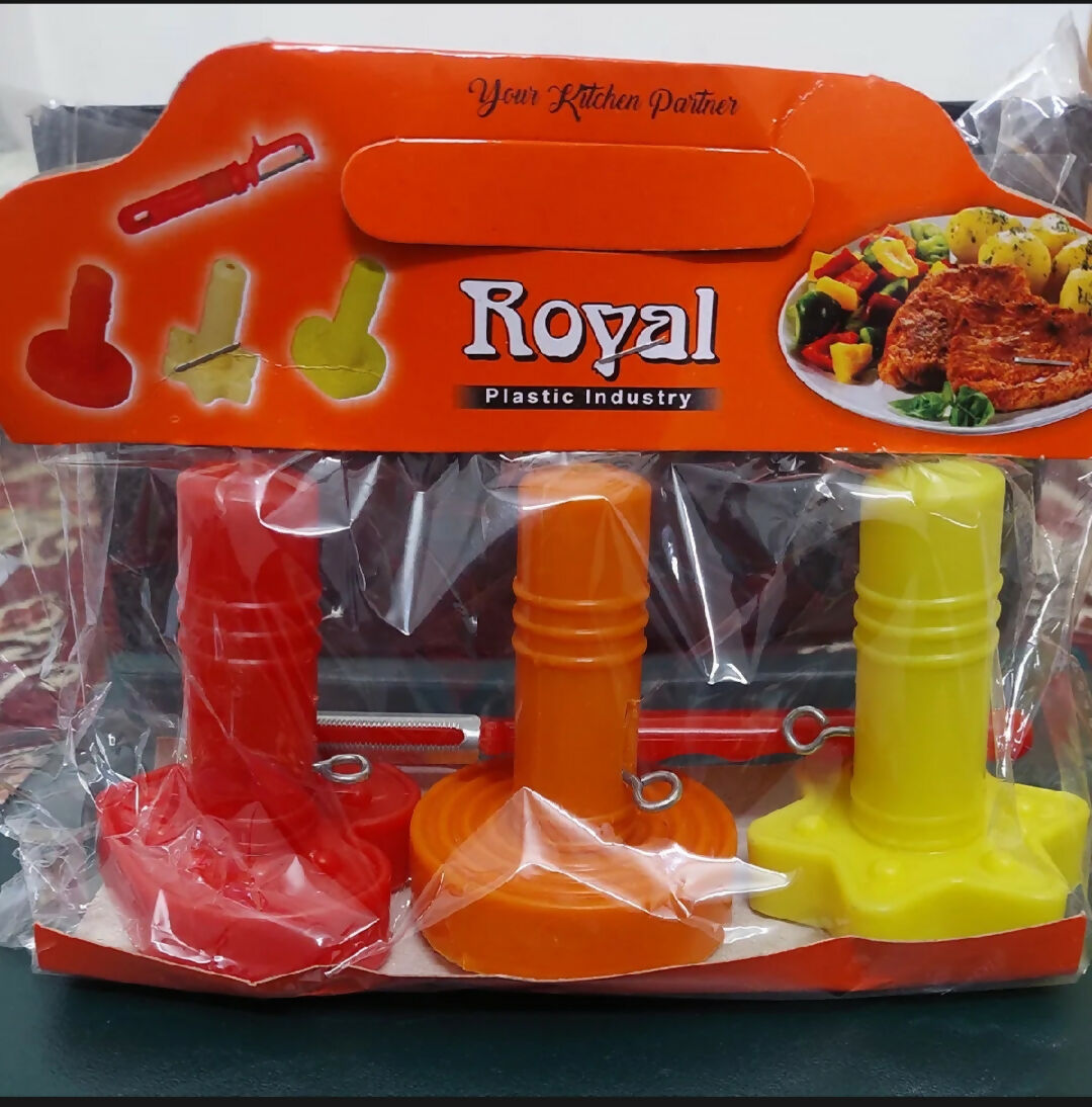 Pack Of 4 Shami Kabab Maker With Free Peeler Inside| For Your Home | Kitchen | Brand New