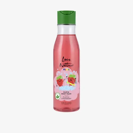Oriflame | Love Nature Kids Hair & Body Wash Playful Strawberry | Baby Accessories | Brand new
