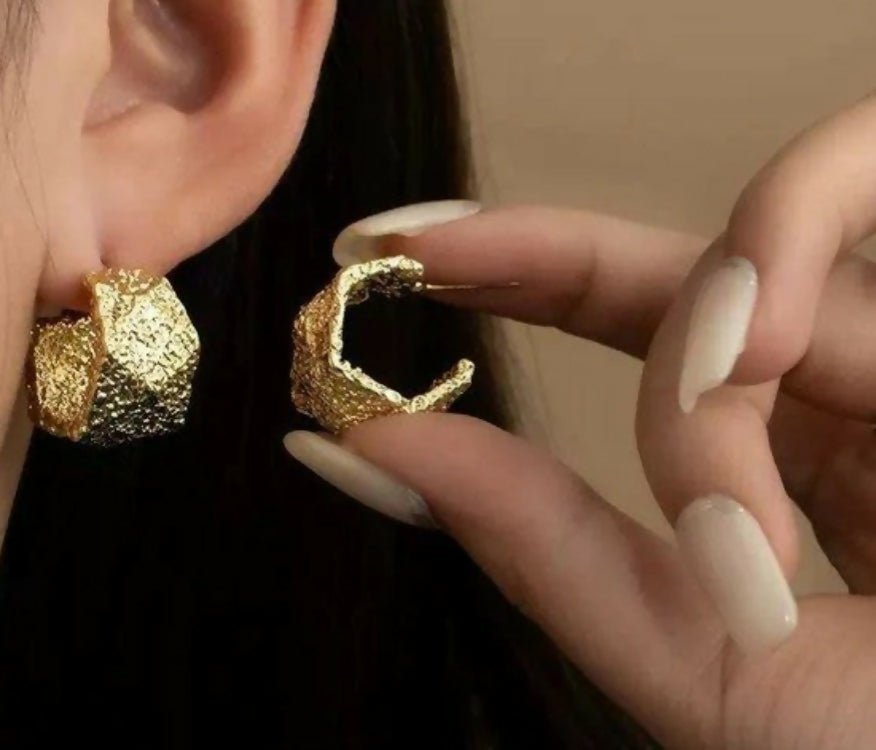 Stainless steel Round Hoops Pair-00471 | Women Jewelry | Earrings | Brand New