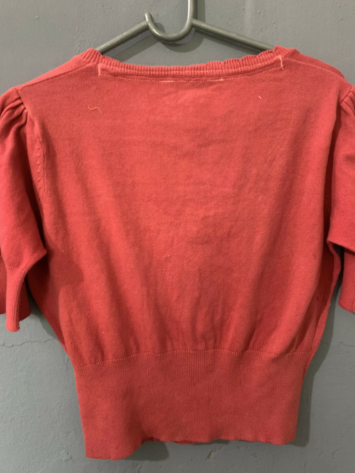 Women Red Top | Women Tops & Shirts | Medium | Worn Once