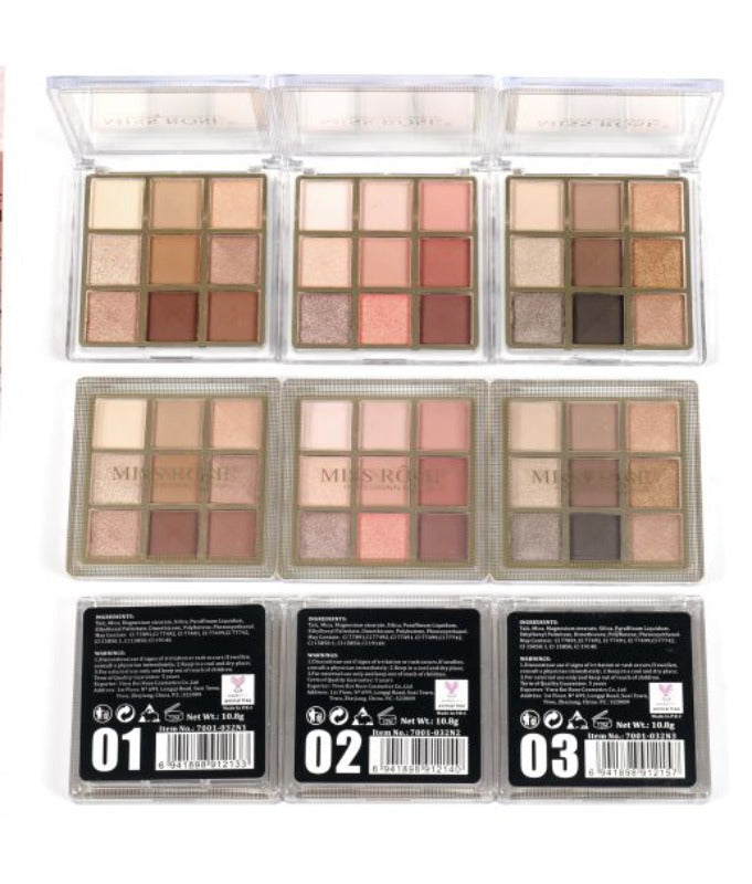 Buy Missrose New 9 Colour Eyeshadow Palette (032) in Pakistan