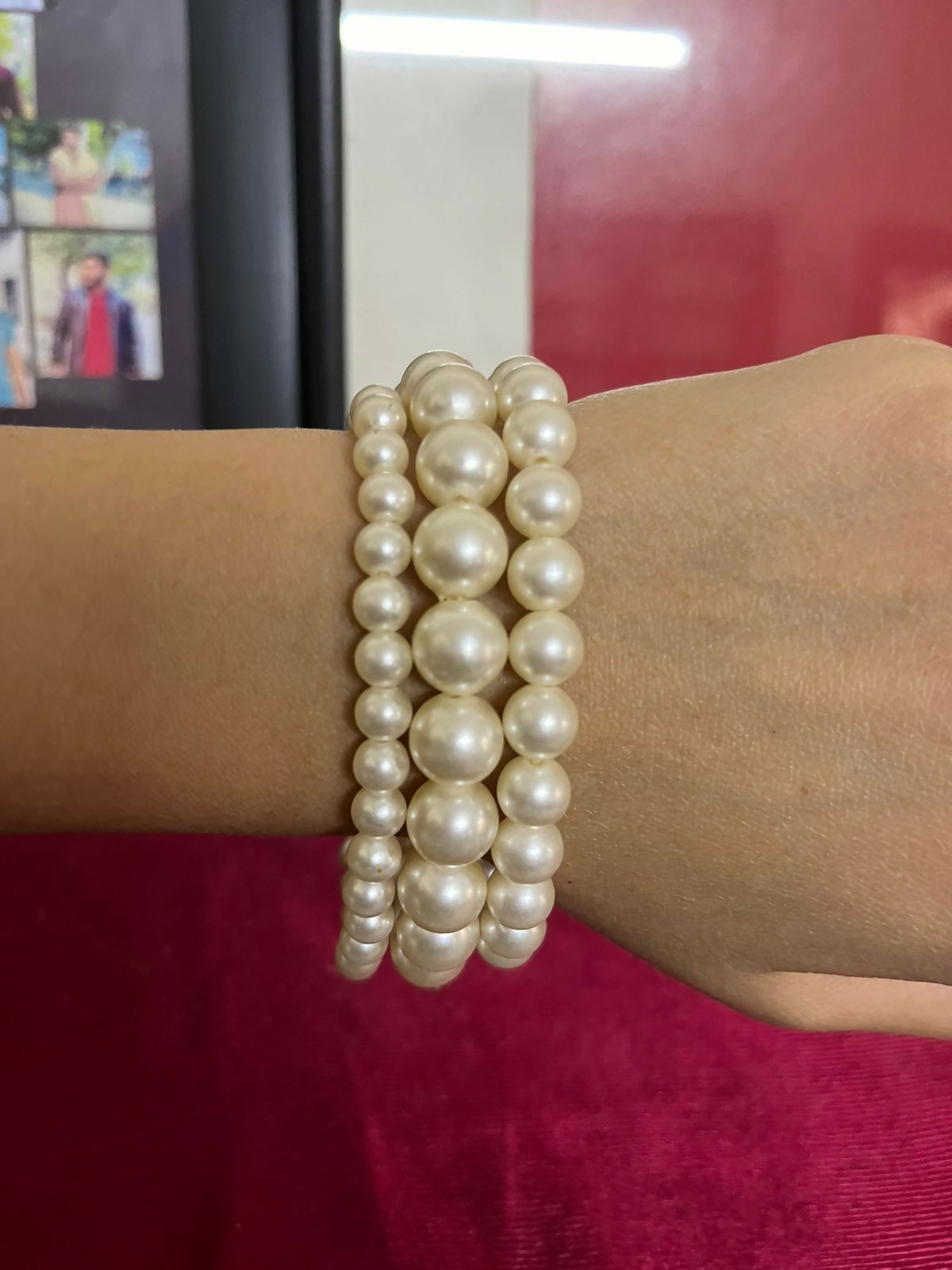 PEARLS (USA) | Pearls Necklace with 3 Bracelets | Women Jewelry | New