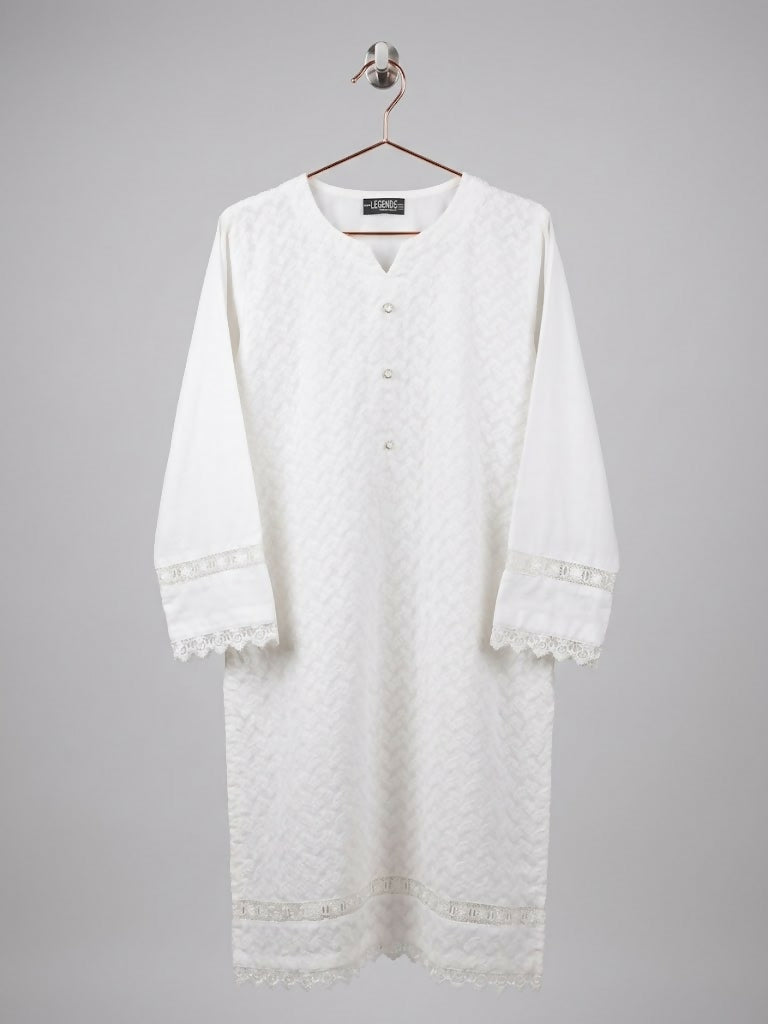 Legends | Women Branded Kurta | White | Large | Preloved