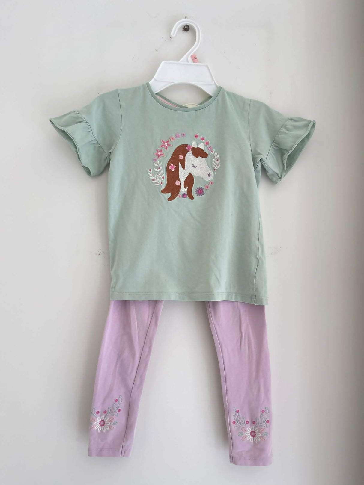 Mothercare | Kids | Girls Tops & Shirts | Size: 5 to 6 Yrs | Green & Pink | Preloved
