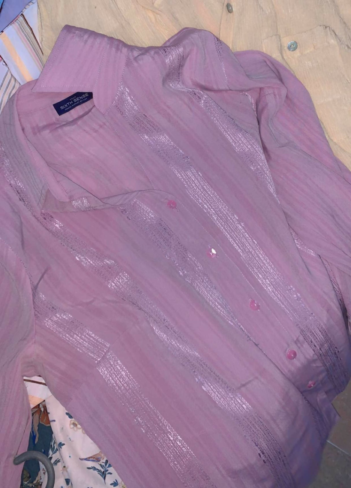 Lavender / Purple stylish Western Top | Women Tops & Shirts | Medium | Preloved