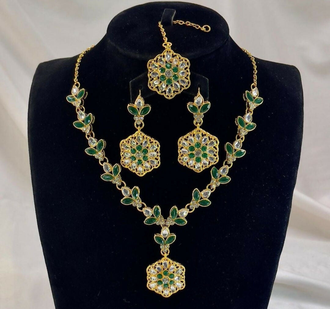 Tear/Flower Drop Necklace Set-00006 | Women Jewelry | Wedding Jewelry & Sets | Brand New