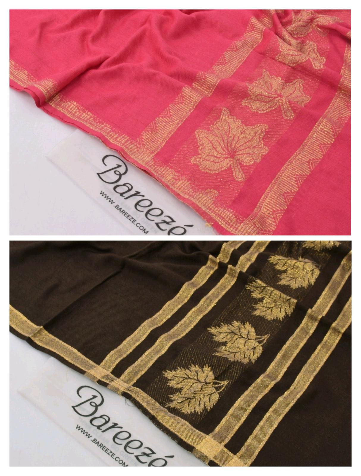 Pack of 2 Shawls | Pashmina Wool ShawlS | Women Sweaters & Jackets | Size: 2.5 x 1.25 Yards | New