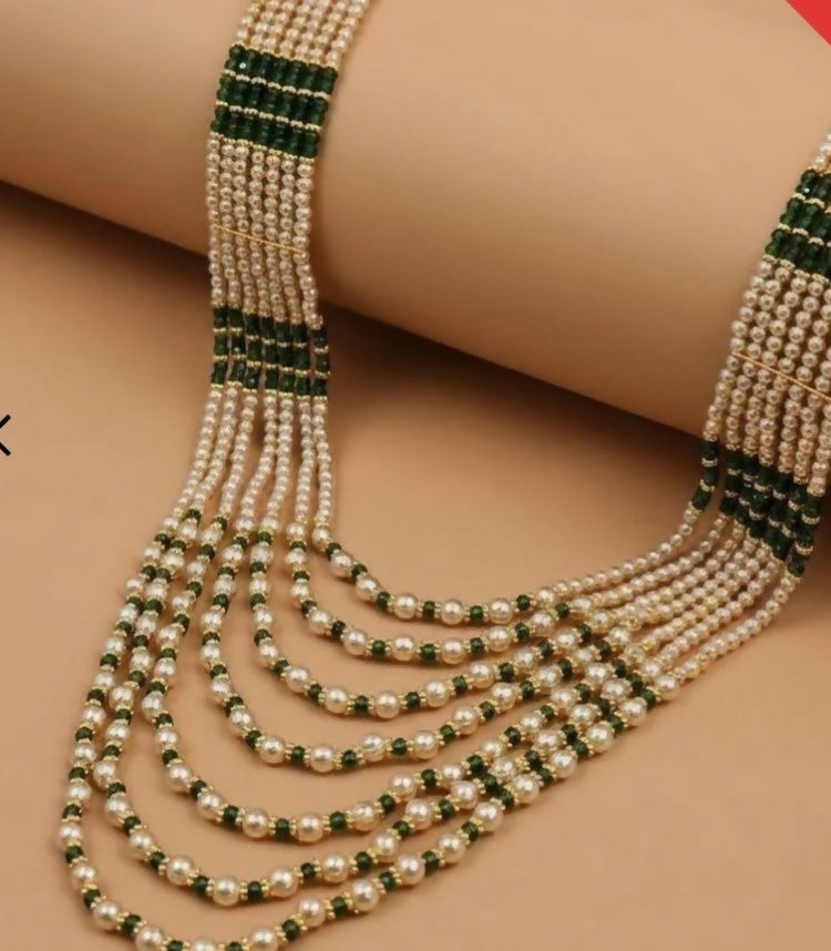 Pearl 7 Layered Mala - 00072 | Women Jewelry | Necklaces & Pendants | Brand New