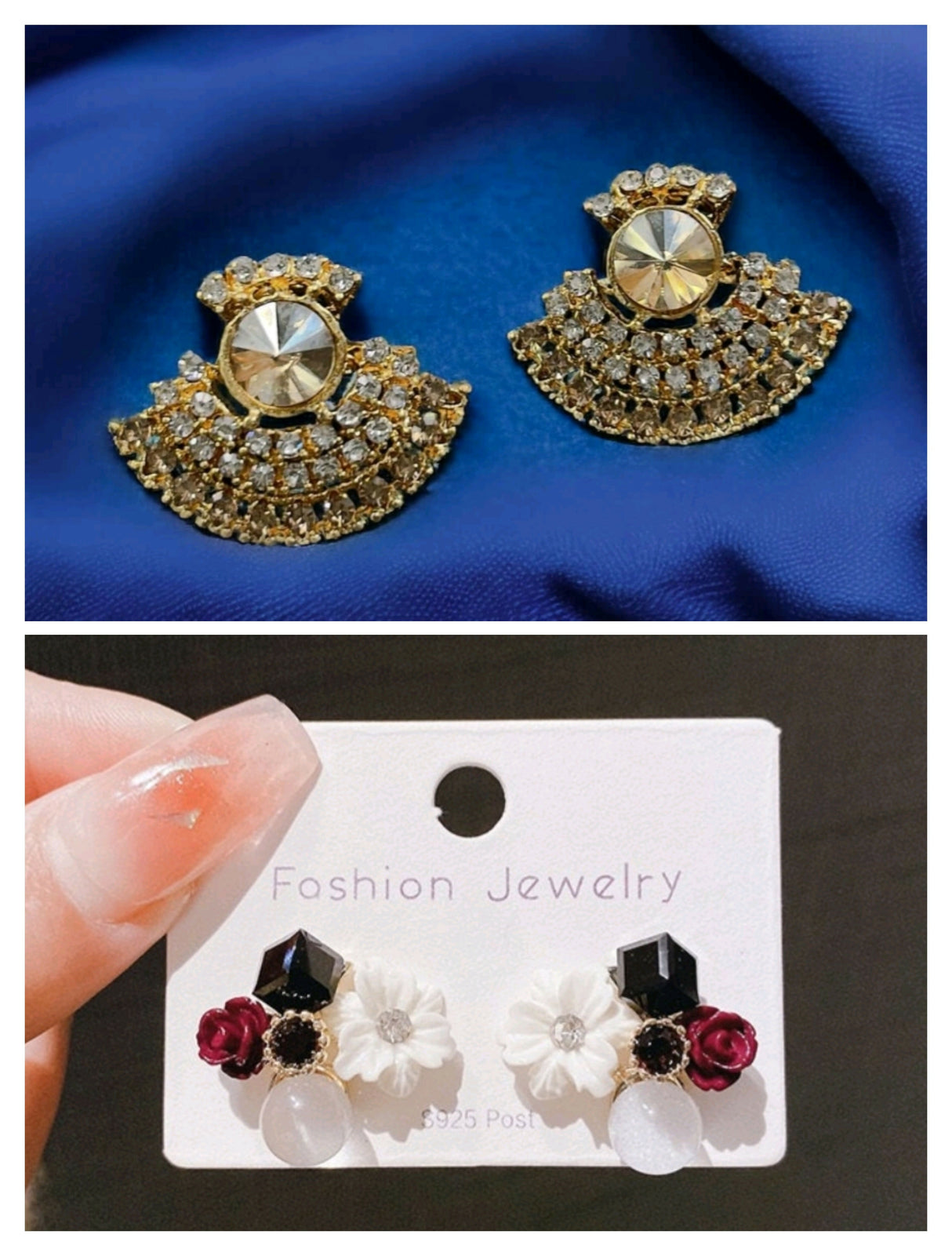 Pack of 2 pairs of earrings (912-204) | Women Jewelry | Earrings | New