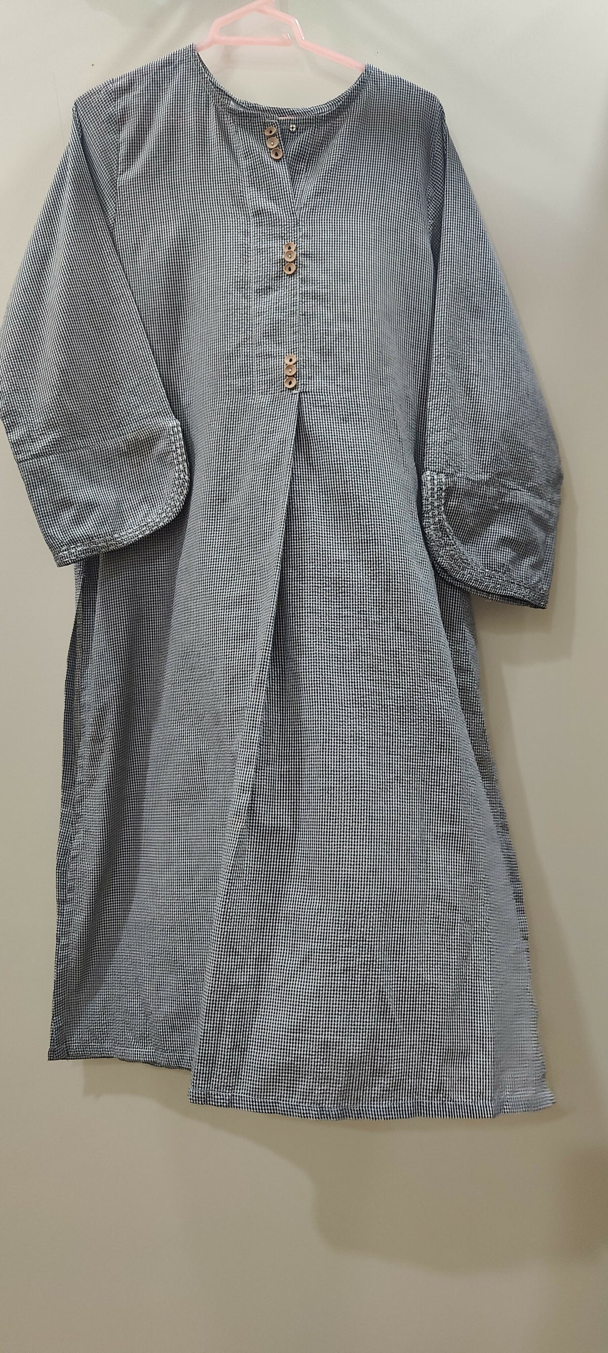 Beechtree | Women Branded Kurta | Black & White | Large | Worn Once